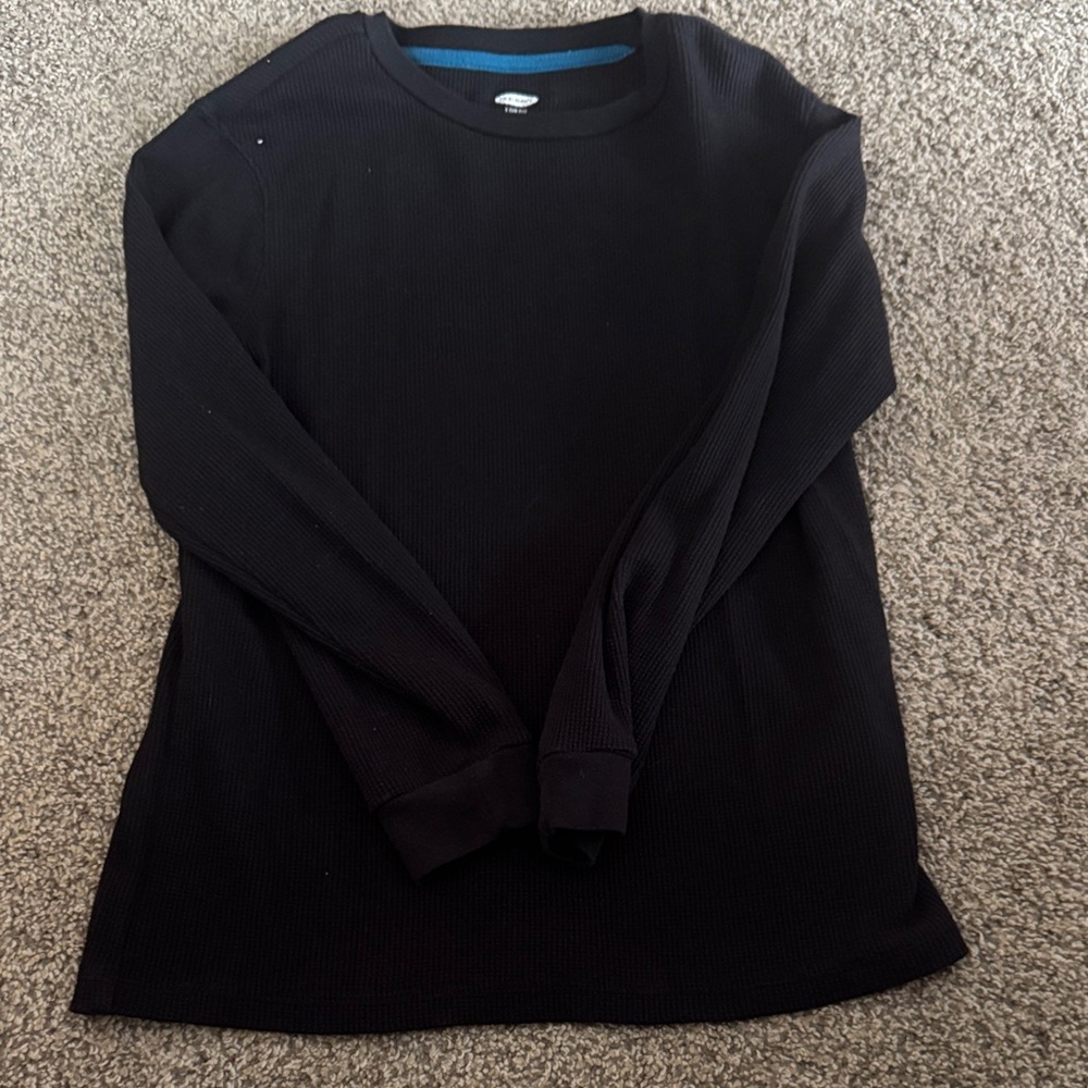 Old Navy Black Long Sleeve Tee for Kids